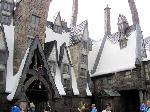 Outside the 3 Broomsticks & Hogs Head