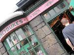 Going into Honeydukes.