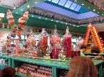 Inside Honeydukes.